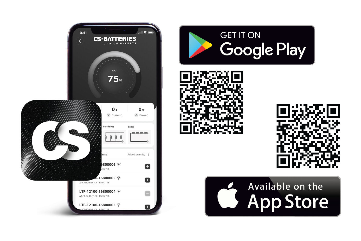 Forster CS 200Ah | 12,8V | 2560Wh | SMART POWER Lithium LiFePO4 Batterie mit Bluetooth 5.0 | integriertem 200A-400A BMS-2.1 | Heizung