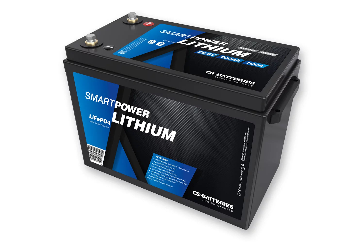 Αντίγραφο του CS 300AH | 12.8V | 3840Wh | Smart Power Lithium LifePO4 Μπαταρία με Bluetooth 4.0 | Ολοκληρωμένο 200Α 400A BMS | Θέρμανση #1