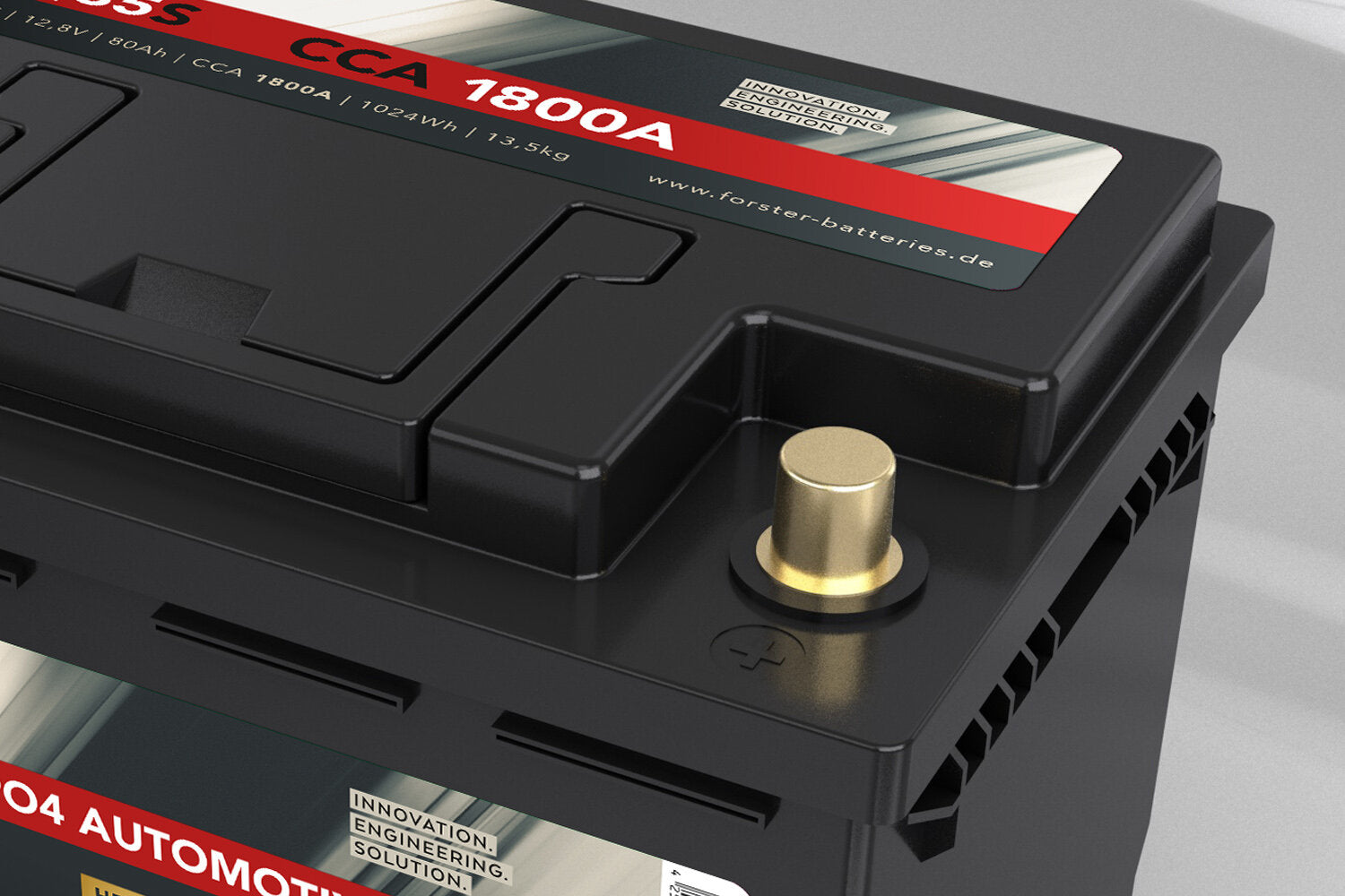 Forster 80Ah 12.8V LifePo4 Βαριά υπηρεσία Automotive Lithium Battery 1800A 352 x 174 x 190mm ~ 10.8kg PB-EQ 160AH
