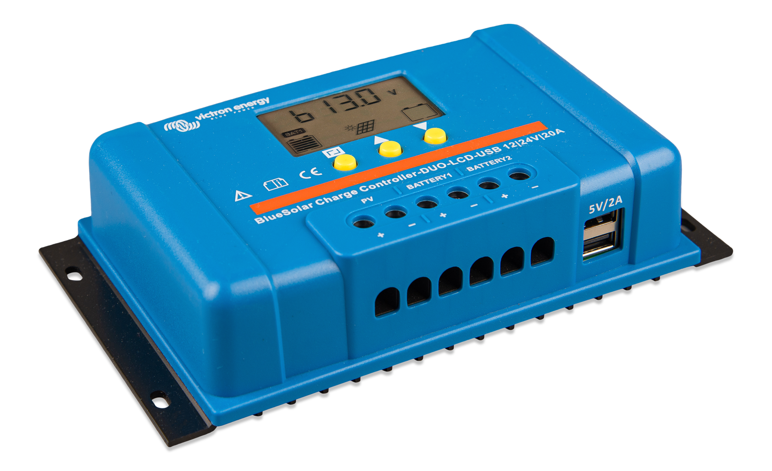 Victron BlueSolar PWM DUO-LCD&USB 12/24V-20A Solarregler