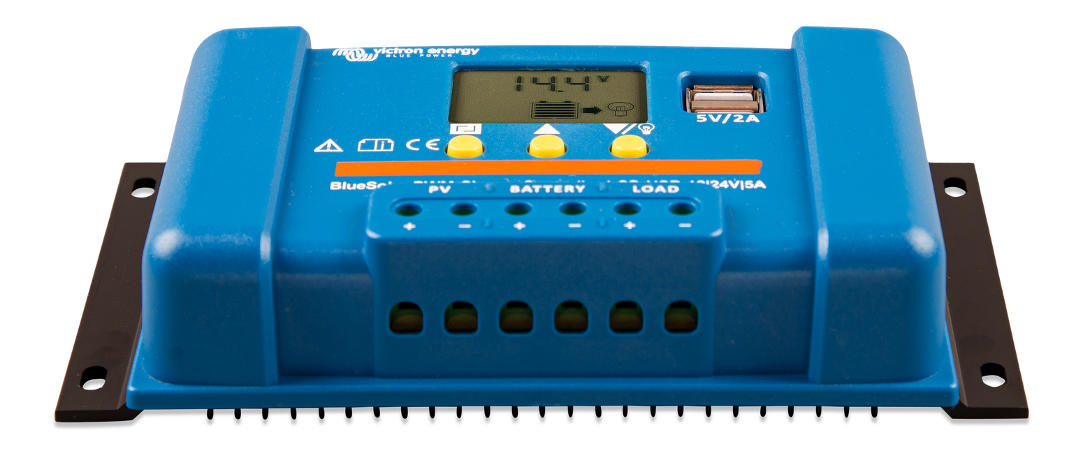 Victron BlueSolar PWM-LCD&USB 12/24V-5A solar controller
