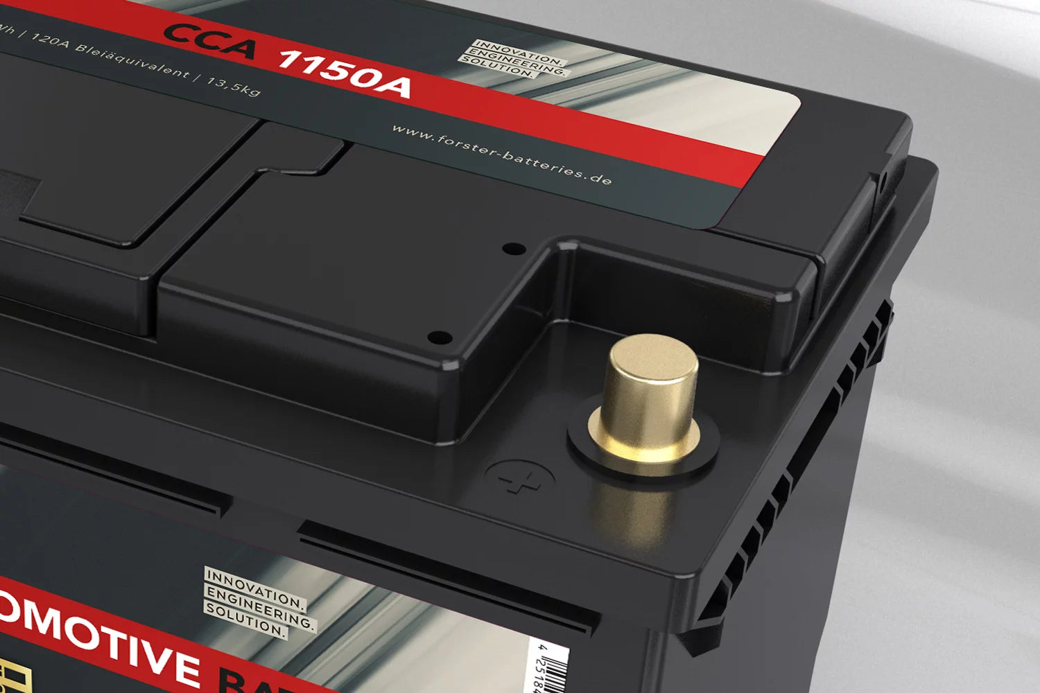 FORSTER 25,6V | 70Ah | LiFePO4 | Heavy Duty Automotive Lithium Batterie | 1150A | 355 x 176 x 190mm | ~13,5kg | Pb-eq 140Ah