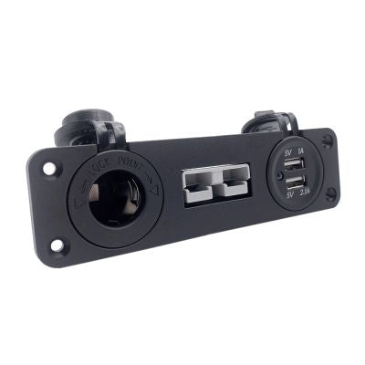 Offgridtec installation frame Anderson plug - USB socket - cigarette lighter