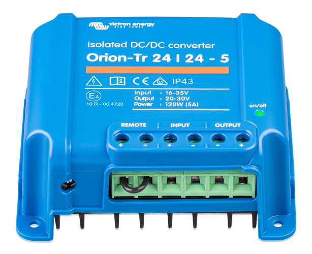Victron Orion-Tr 24/24-5 Isolated DC DC Converter 24V to 24V 5A 120W