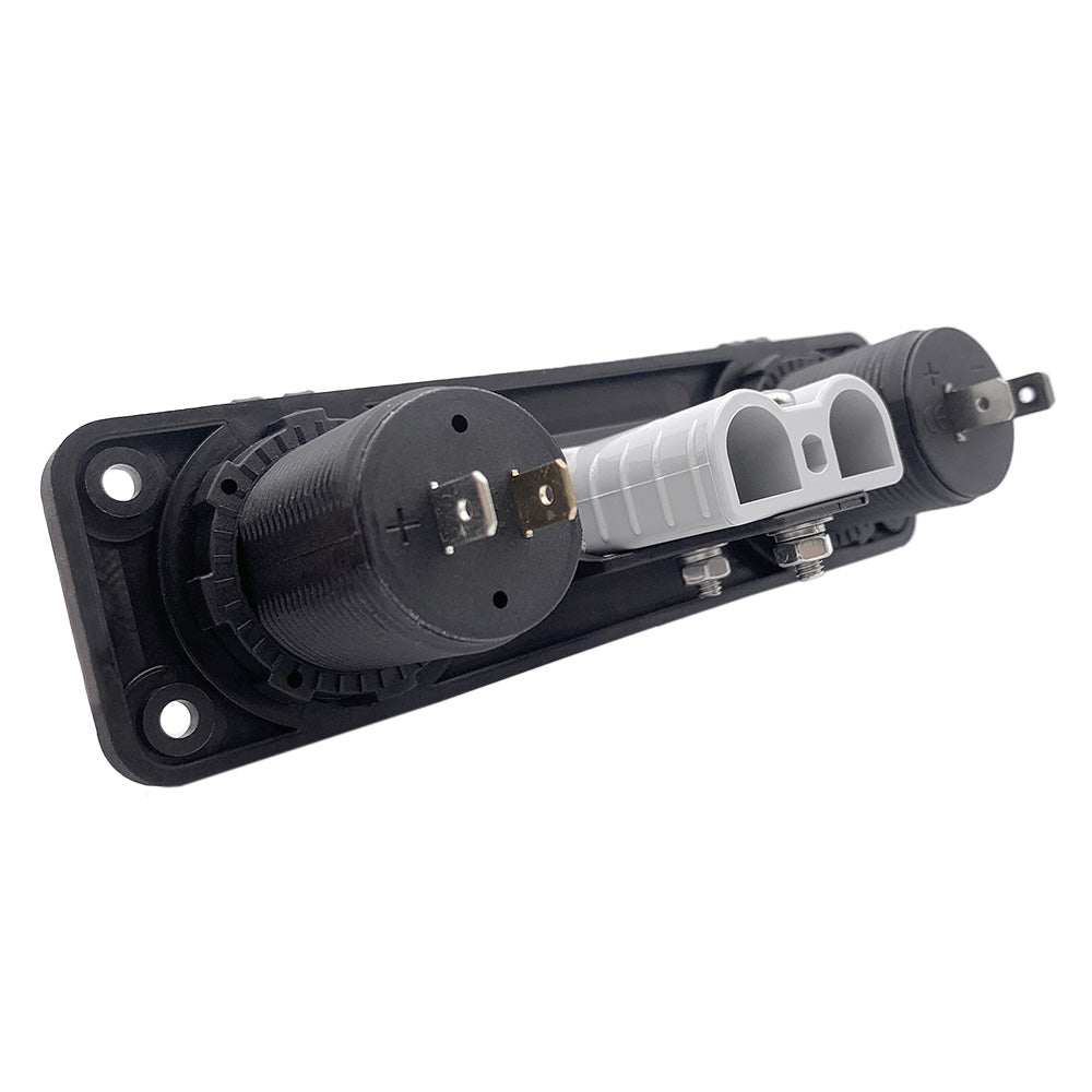 Offgridtec installation frame Anderson plug - USB socket - cigarette lighter