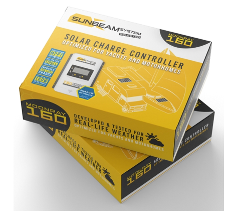 SUNBEAMsystem MoonRay 160 MPPT Laderegler 2.Generation bis Pmax. 160 W (12V)/ 320 W (24V)