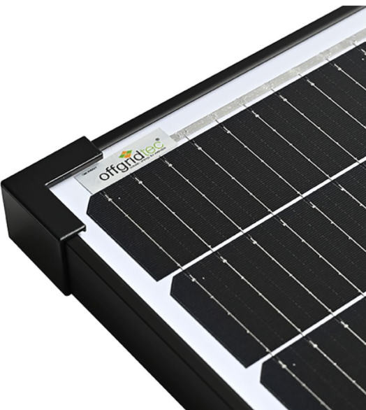 Offgridtec® MONO 100W V2 Solarpanel 23V Black Frame