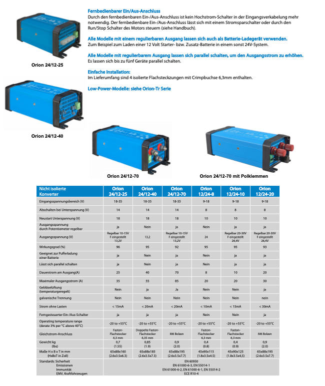 Victron Orion 12/24-8