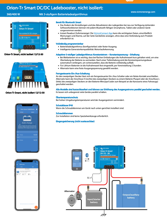 Αντίγραφο του Victron Orion-TR Smart 24/12-30A μη απομονωμένος μετατροπέας DC-DC #1