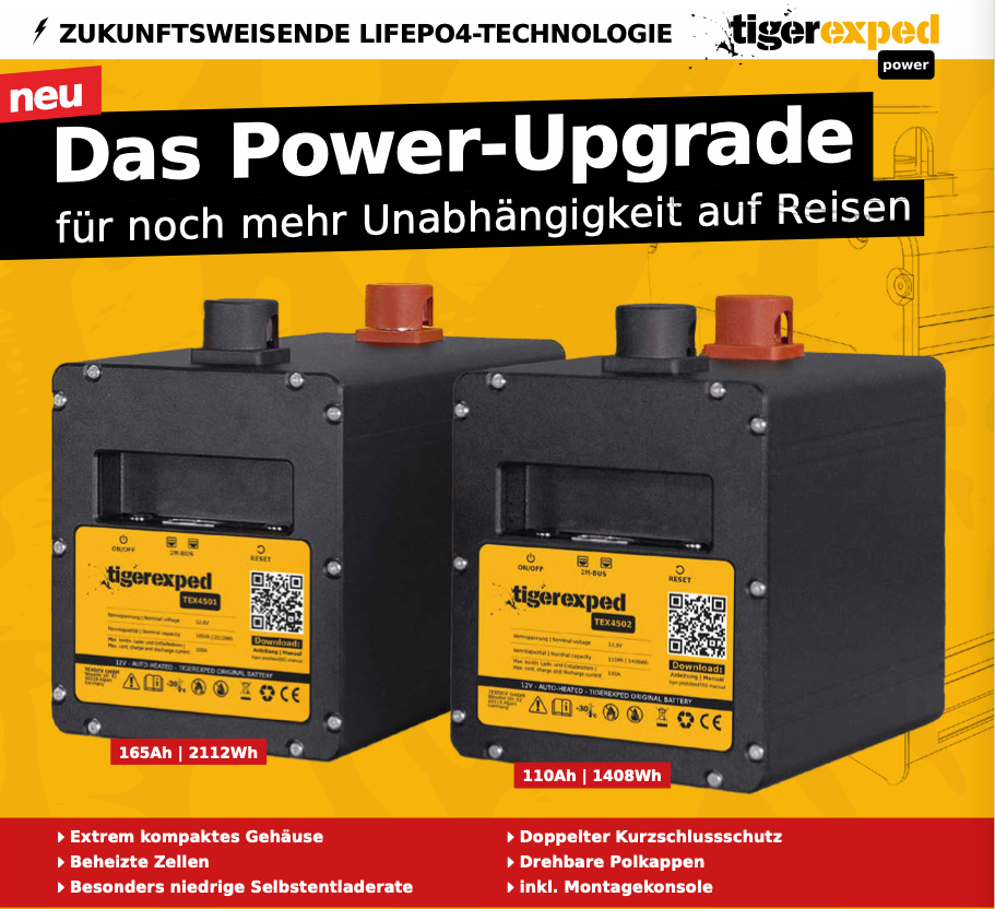 Tigerexped Lifepo4-Akku 110AH 12V
