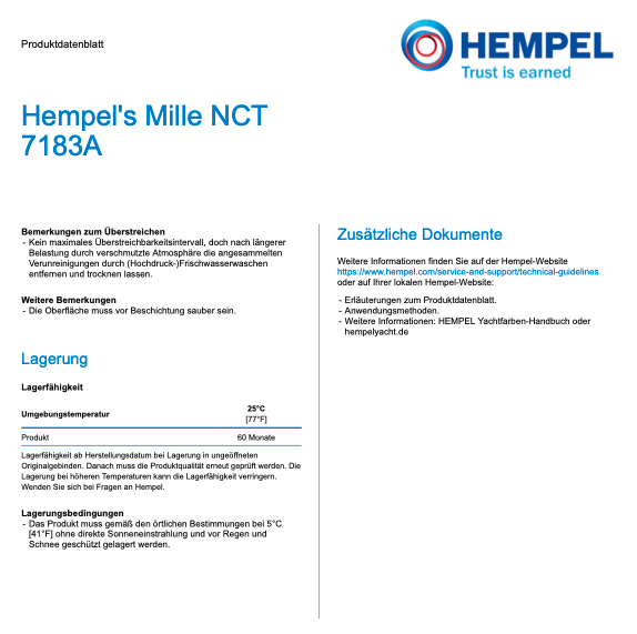 Hempel´s Mille NCT