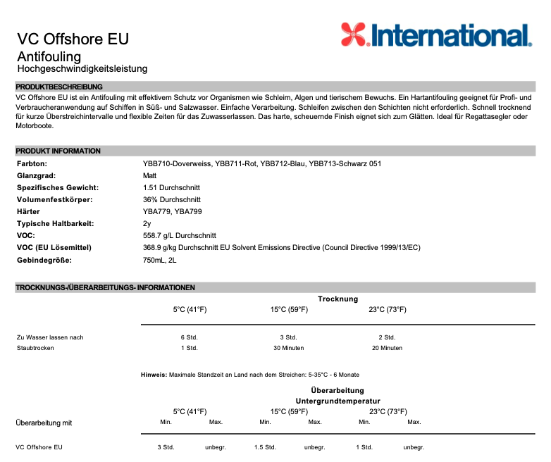 International VC Offshore EU