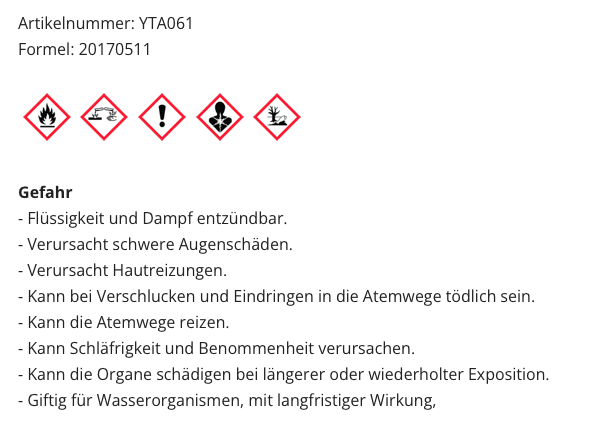 International dilution No. 7, 1l