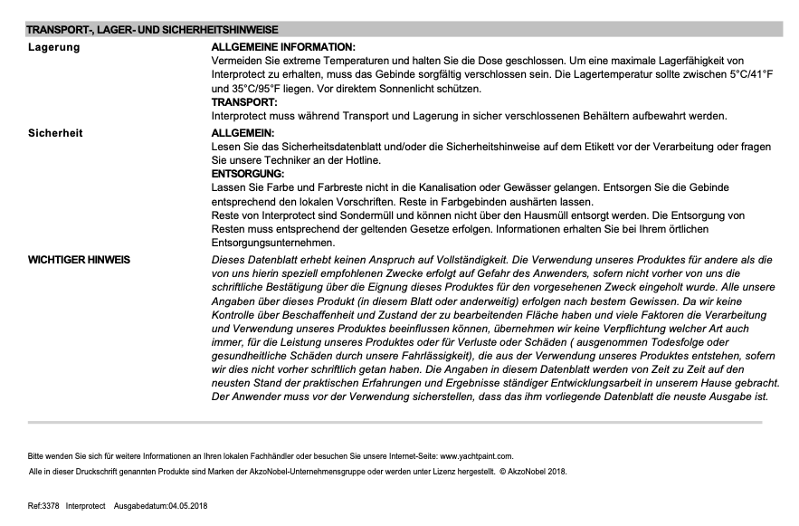 International Interprotect Härter 1.25l