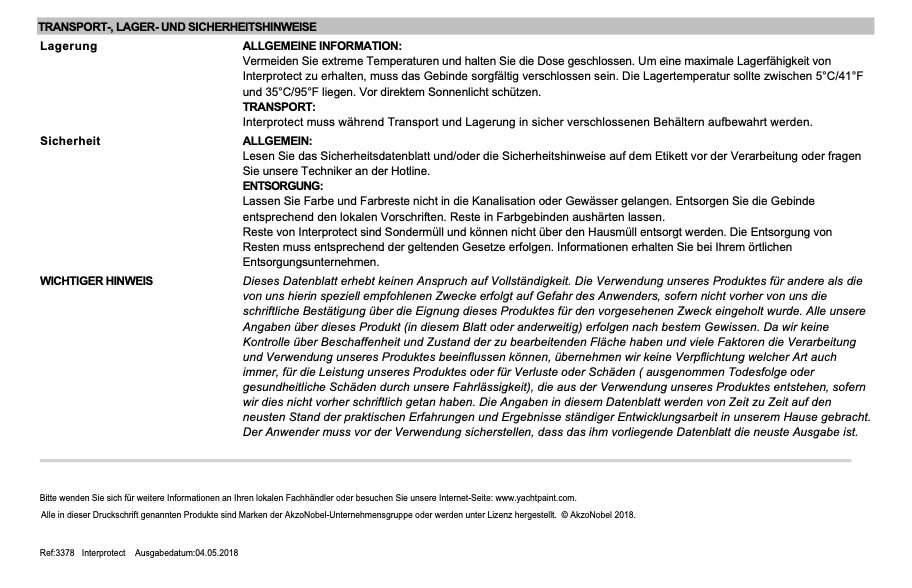 International Interprotect 2-Komponenten Weiß 0,75l
