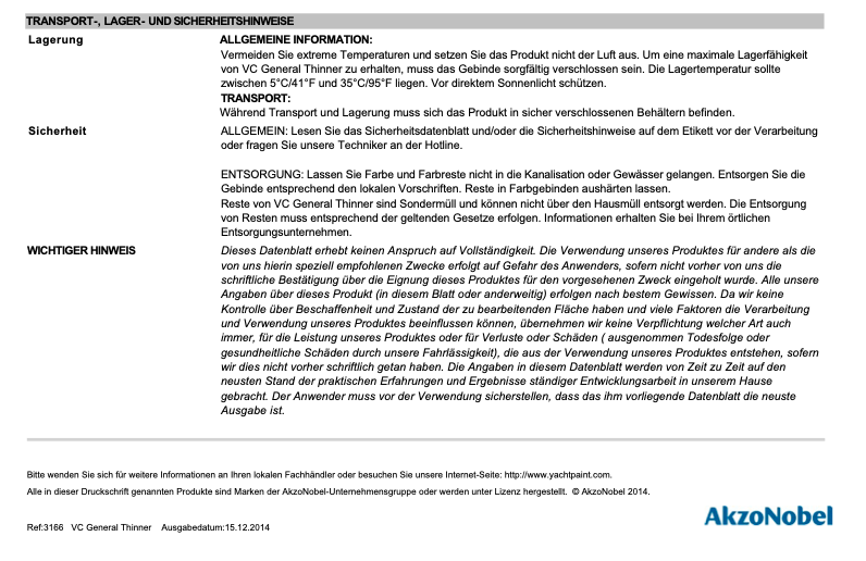 International VC General Thinner 1l