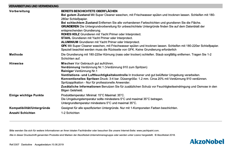 International Danboline grau, 750ml