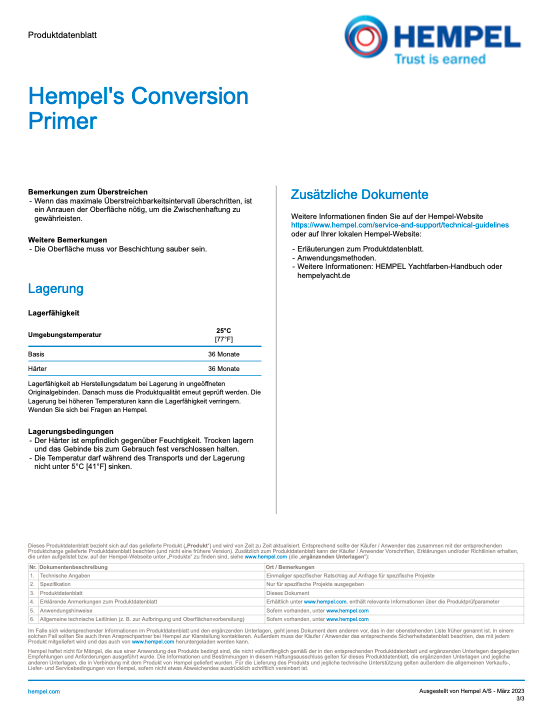 Hempel´s Conversion 2K Primer 45441 incl Härter, 2,5l