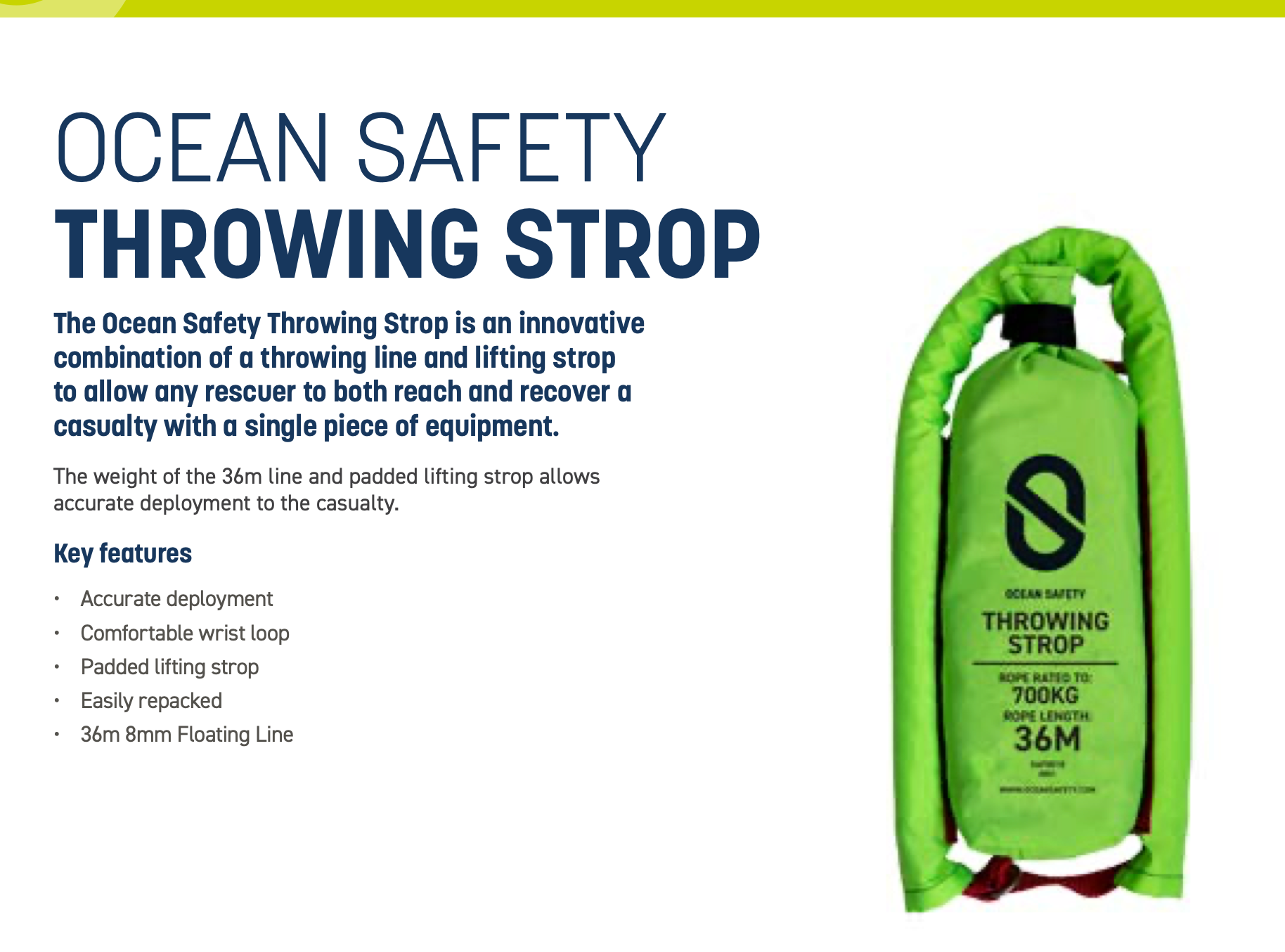 Plastimo Rescue Sling White