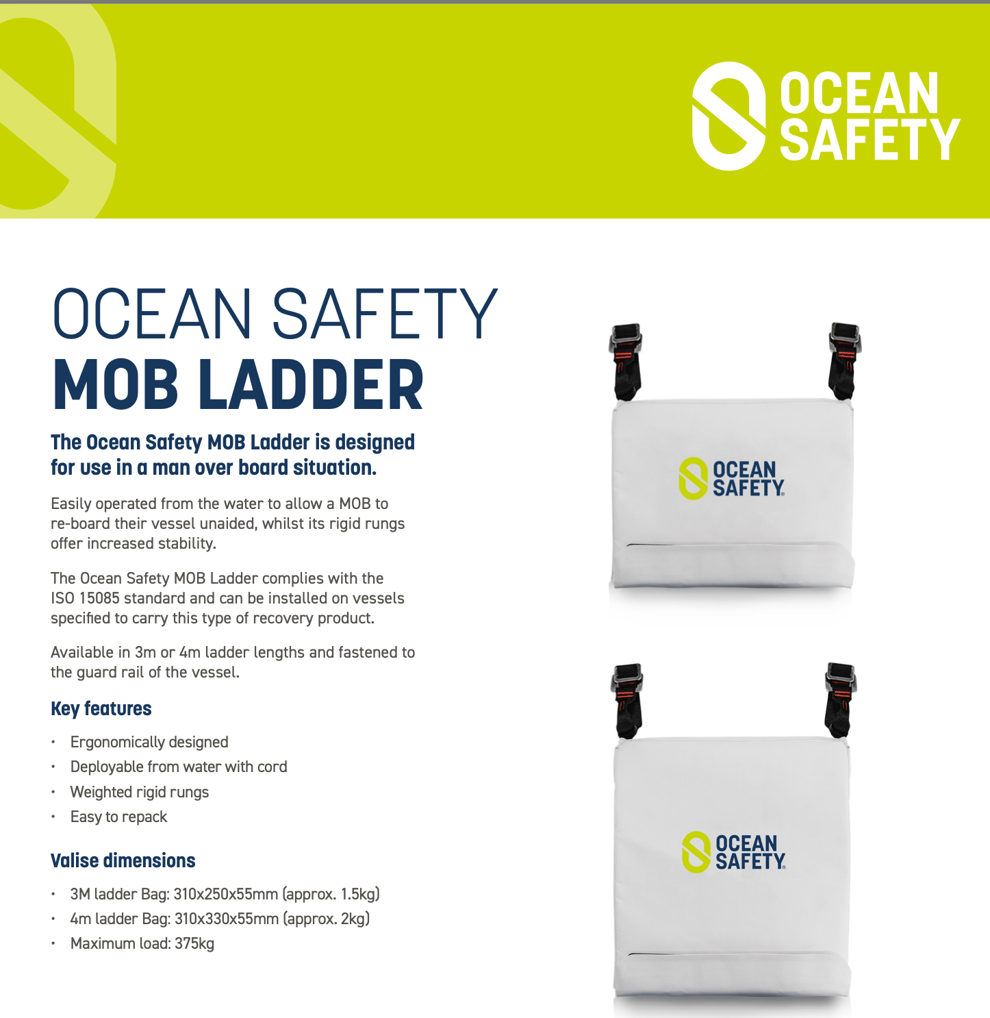 Η ασφάλεια των ωκεανών wurkleins με ανύψωση ψέματα, 36μ.