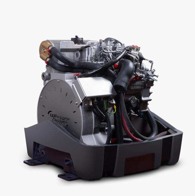 WhisperPower Dieselgenerator, einstellbare Drehzahl, Genverter Piccolo 6KVA