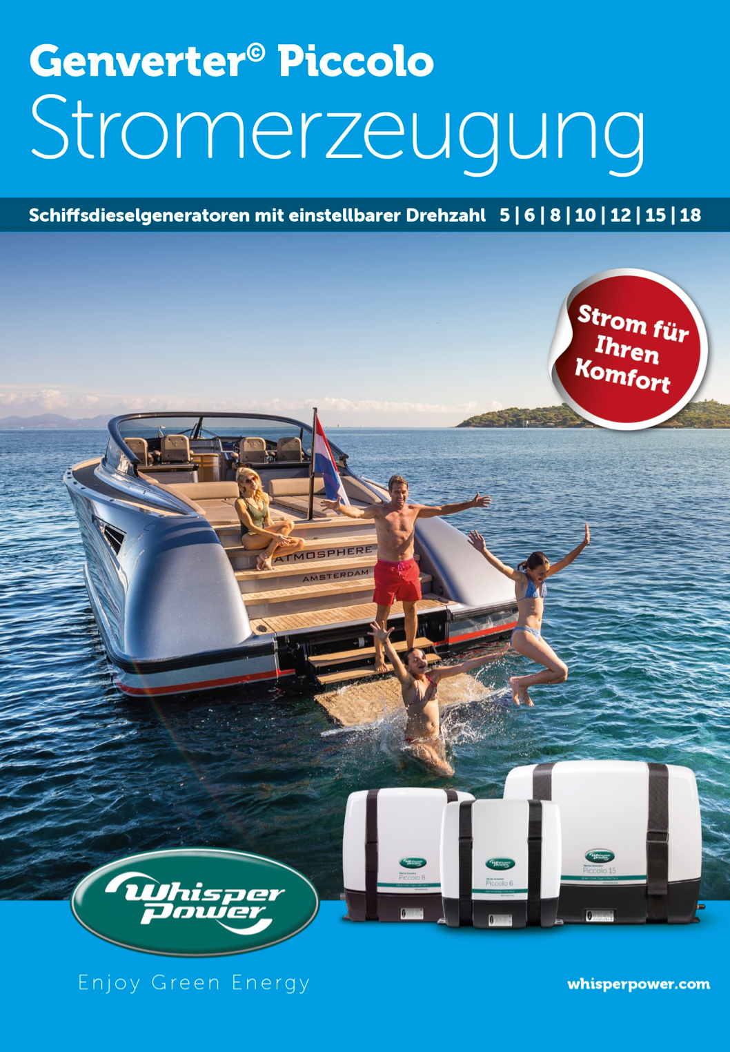 WhisperPower WP-WGS 40/40/40 Wasser-Gasabscheider Kit