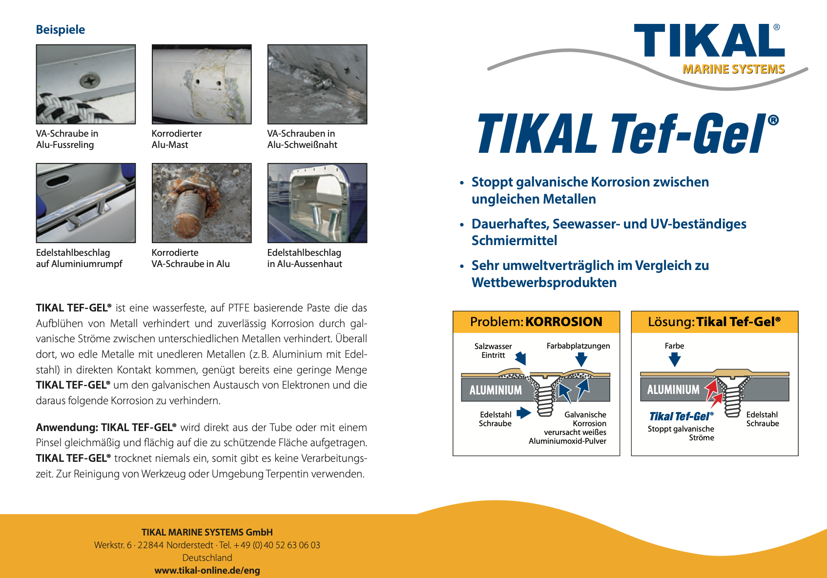 Tikal TEF Gel Antikorrosion T10, weiß, 10g