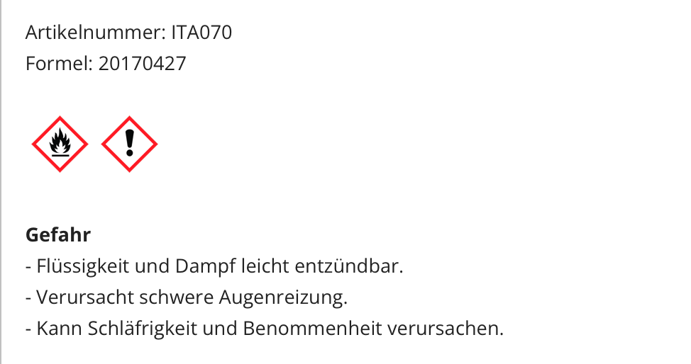 International Verdünnung Nr.16, 5l