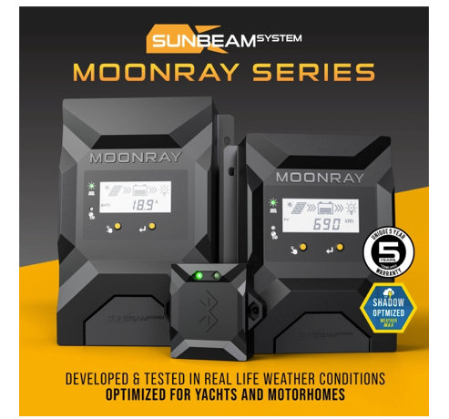 SUNBEAMsystem MoonRay 320 MPPT Laderegler 2.Generation bis Pmax. 320 W (12V)/ 640 W (24V)