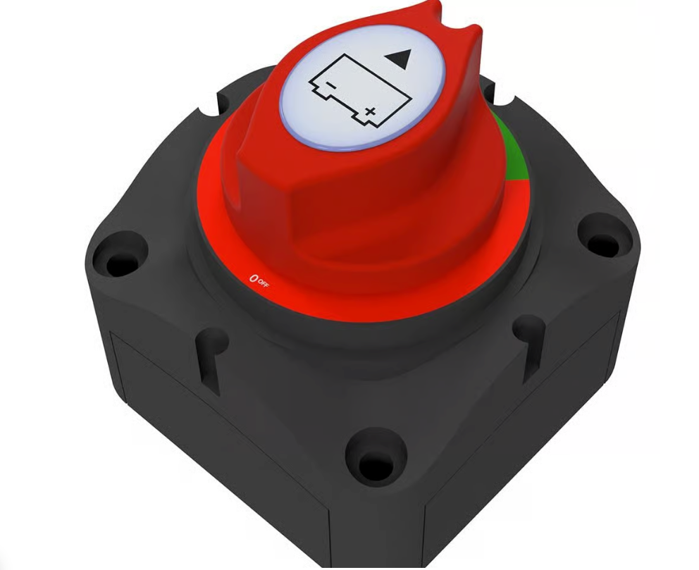 Offgridtec Batterietrennschalter Hauptschalter 12V 24V 48V 275A M10 Schraubanschluss