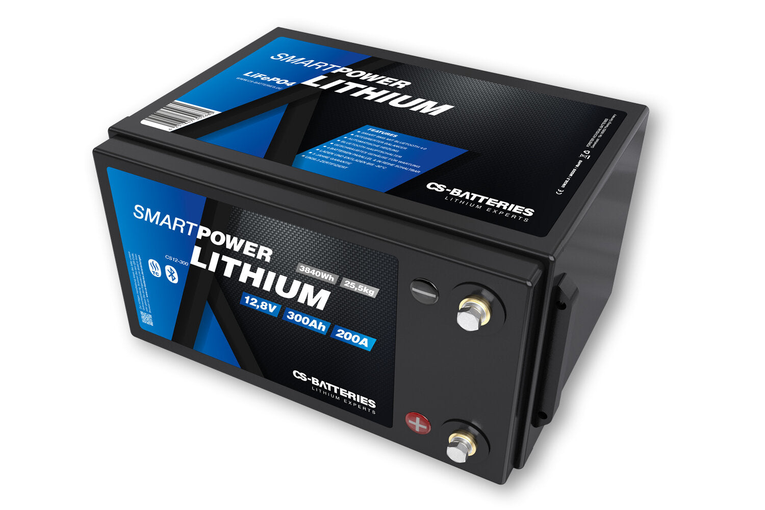 Αντίγραφο του CS 200AH | 12.8V | 2560Wh | Smart Power Lithium LifePO4 Μπαταρία με Bluetooth 4.0 | Ολοκληρωμένο 200Α 400A BMS | Θέρμανση #1