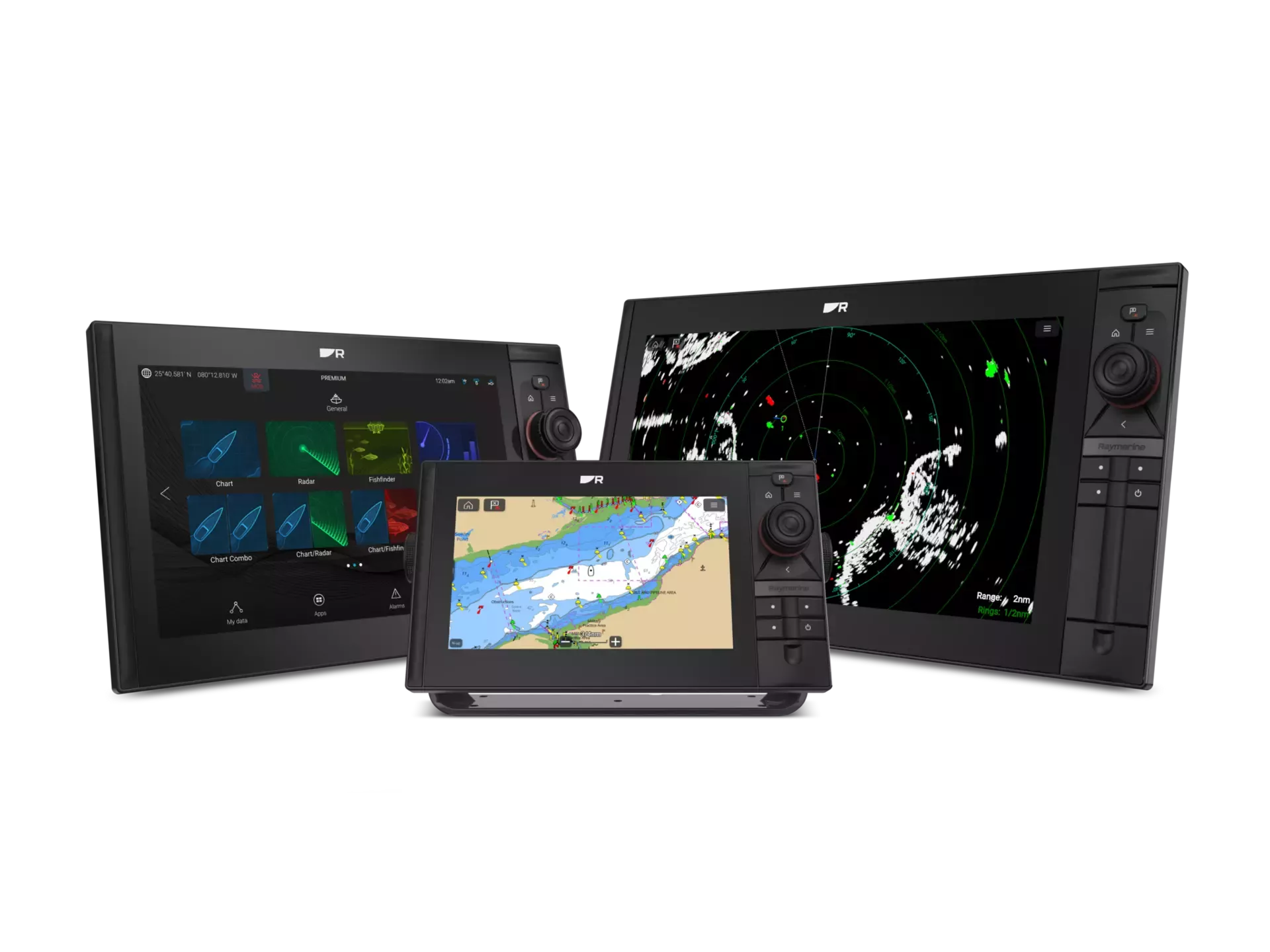 Raymarine AXIOM2 Pro 9 S - 9" HybridTouch multifunction display with integrated High CHIRP sonar for CPT-S transducers, without map