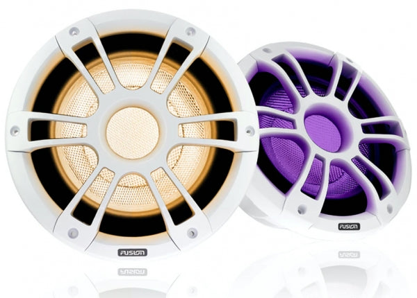 Fusion SG-SL102SPW 10 "Subwoofer Marine Signature, White, 600 W, LED CRGBW