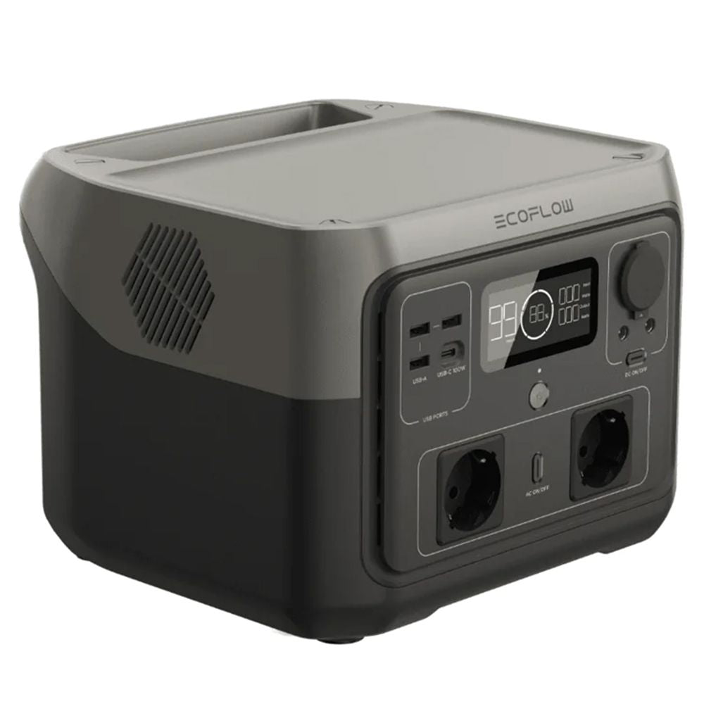 Ecoflow River 2 EU PowerStation 256Wh 300W AC USB port