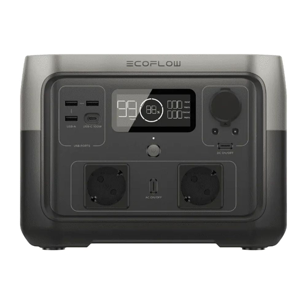 Ecoflow River 2 EU PowerStation 256Wh 300W AC USB port
