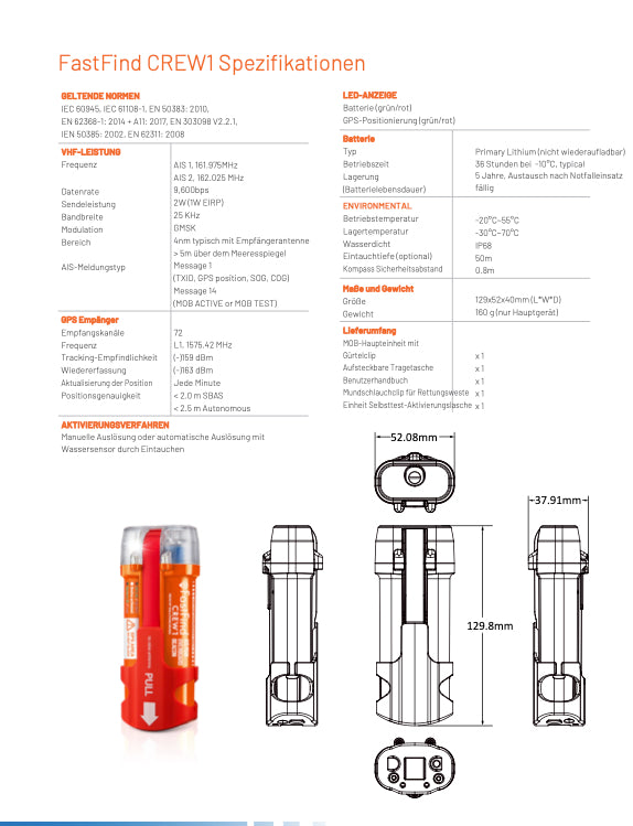 McMurdo Fastfind Crew1 Ais Mob