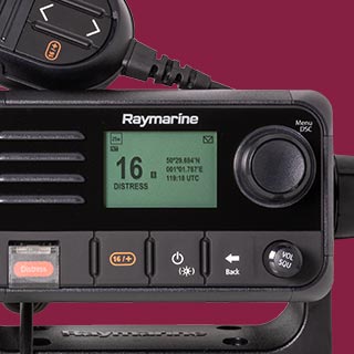 Raymarine Ray53 VHF sea/inland radio system with integrated GPS receiver