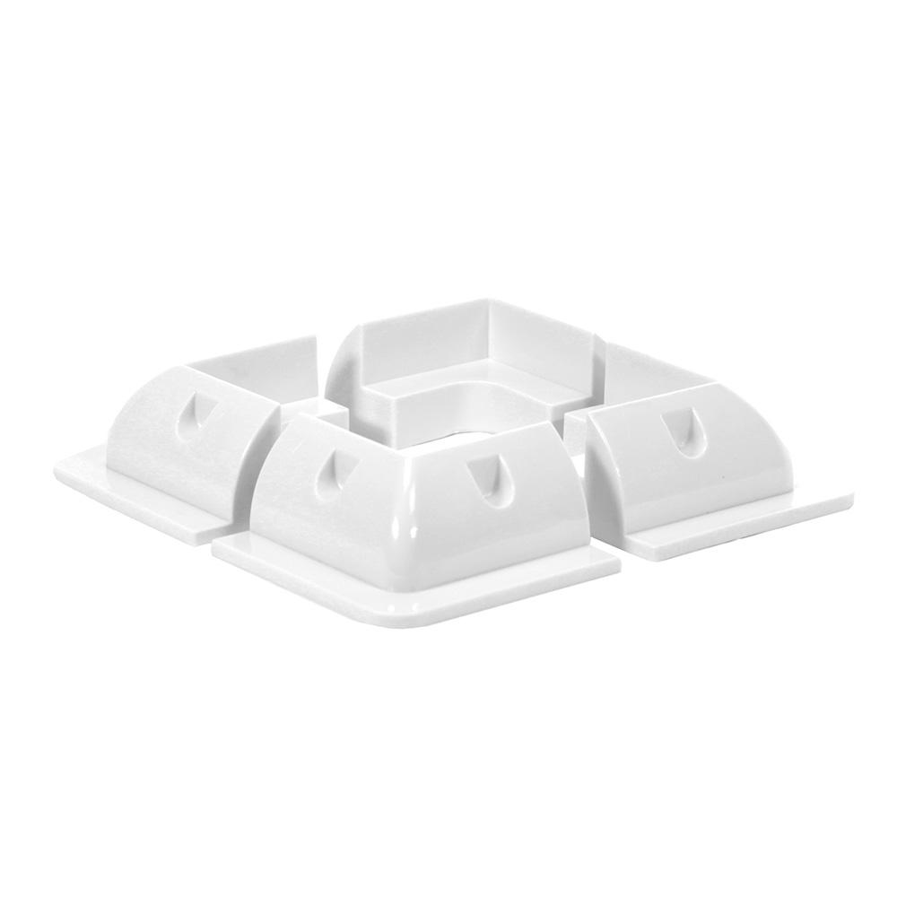OFFGRIDTEC © ABS Corner Profile Set White 150x150mm