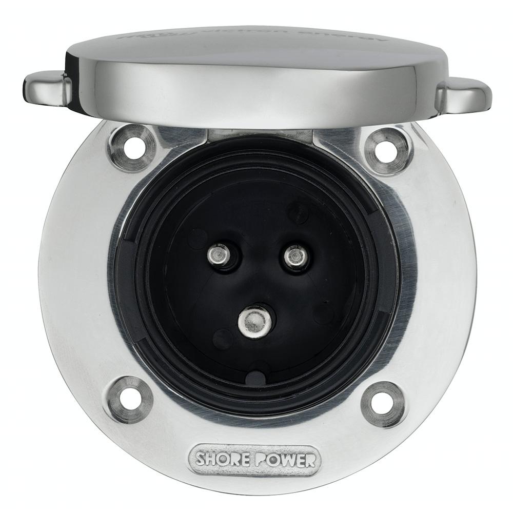 Victron Edelstahl Einbau- Steckdose Landanschluss Boot Wohnmobil Yacht 32A