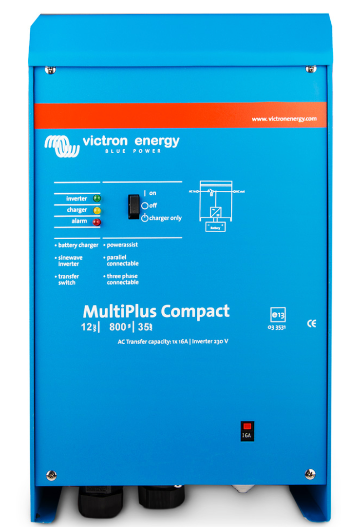 Victron Multiplus C 12/800/35-16 12V 230V 700W 1400W Inverter 35A Φορτιστής