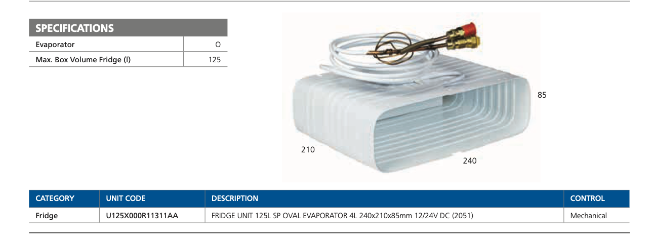 Isotherm 2051 SP Cooling System 12/24V