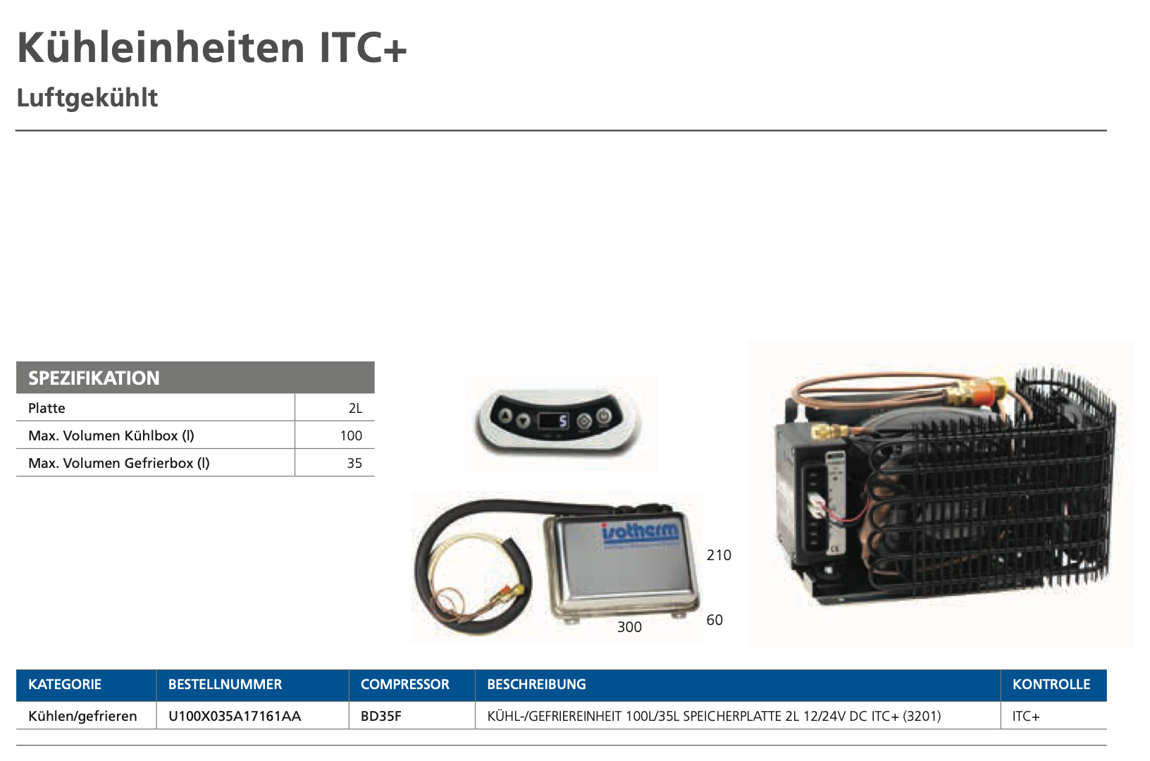 ISOTHERM 3201 Cool/freezer ITC+ 12/24V