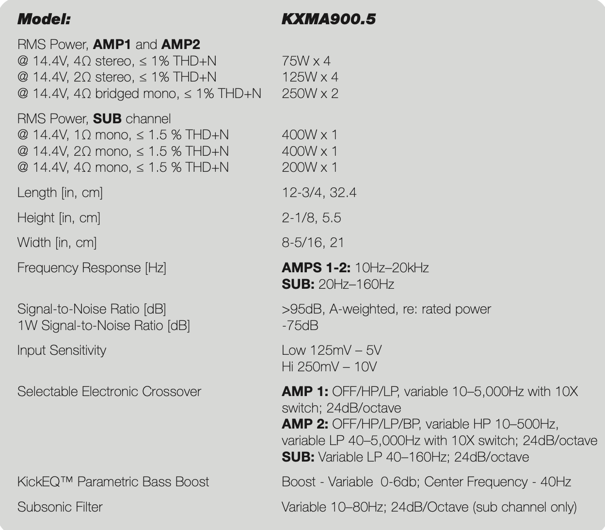 Αντίγραφο του ενισχυτή Kicker Marine Audio 800 W 4 καναλιών #1