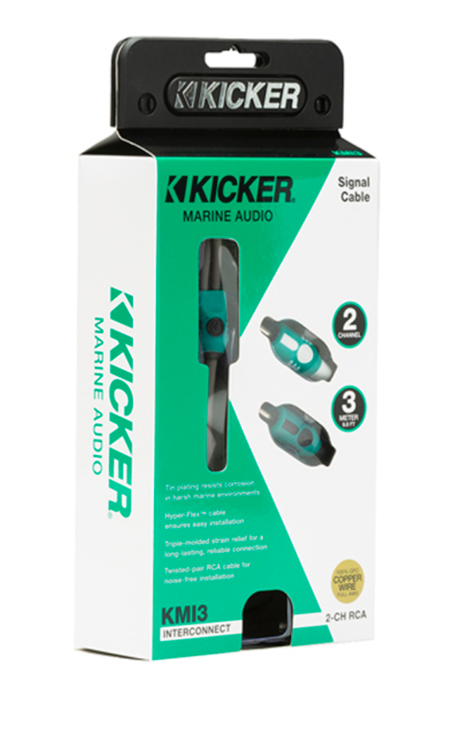 KICKER Marine Audio Serie 2K Cinch-Verbindung 3 m