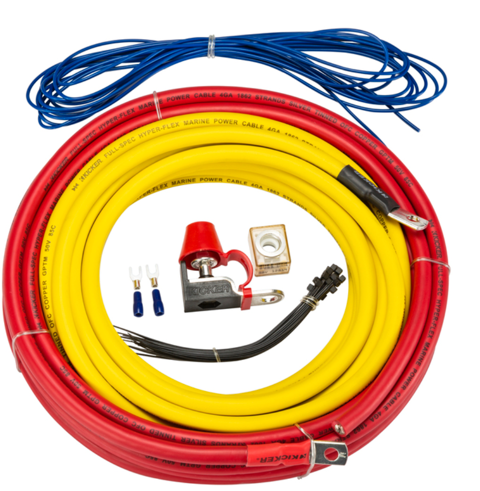 KICKER Marine Audio 4AWG-Verstärkerstromversorgung