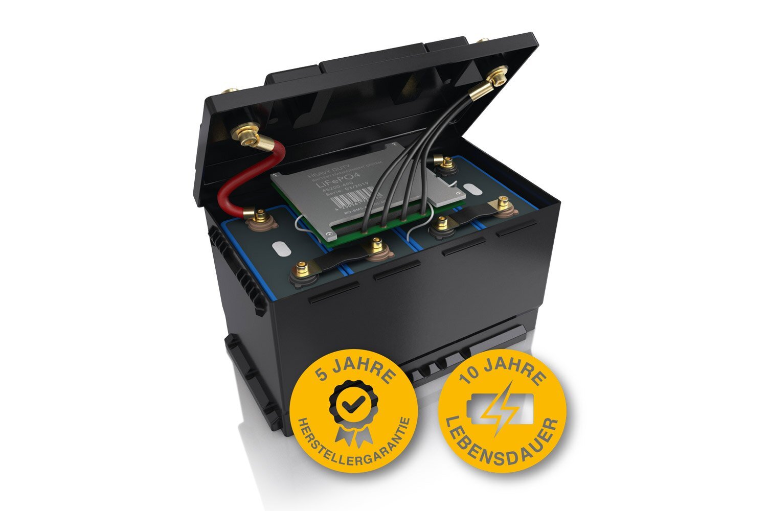 CS 50Ah 51,2V Lithium LiFePO4 Marine/Boot Batterie