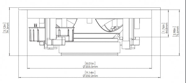 Fusion MS-CL602 6 "2-Way Goudspeaker