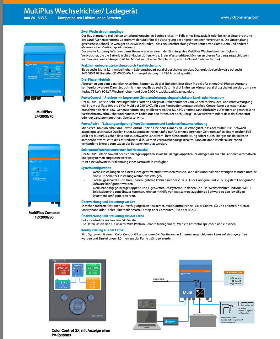 Victron MultiPlus 24/5000/120-100