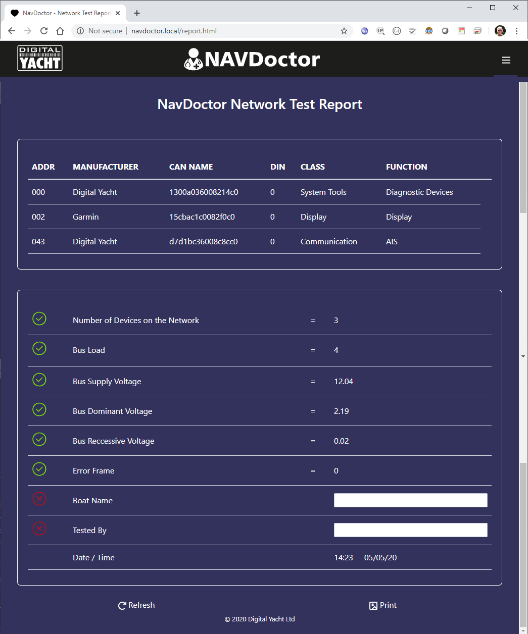 Digital Yacht NAV Doctor