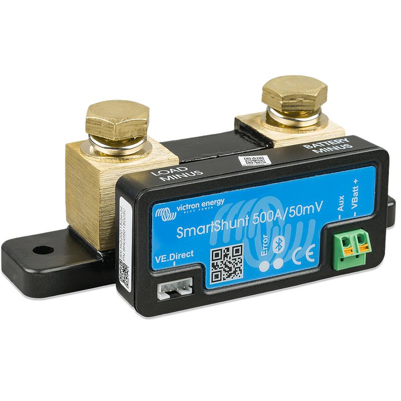 Victron SmartShunt 500A/50mV battery monitor with Bluetooth